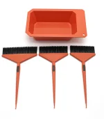 Web image: Large Color Bowl Set With 3 Brushes 2