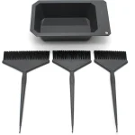 Web image: Large Color Bowl Set With 3 Brushes 3