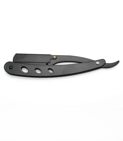 Web image: Vent‑Hole Black Straight Razor Holder 1