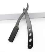 Web image: Vent‑Hole Black Straight Razor Holder 3 1
