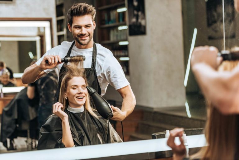 Photograph: Hairdresser With Client 1 768x513 1